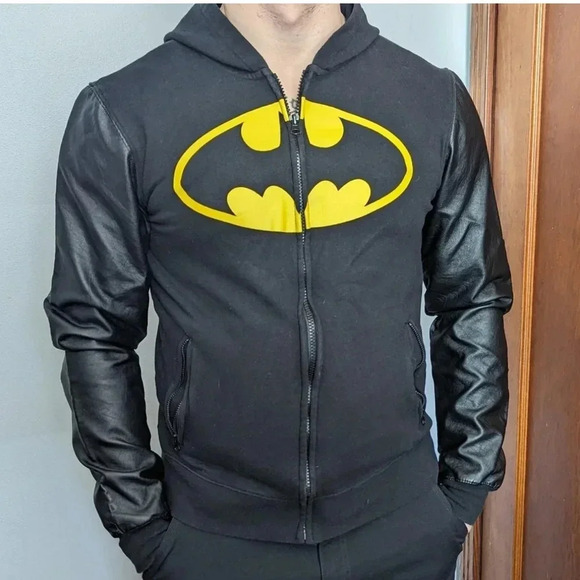 Batman Baseball Lettermen Varsity Jacket - Picture 1 of 6